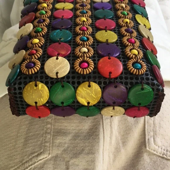 Jamaica 🇯🇲 handmade coconut 🥥 crossbody purse - Picture 5 of 6